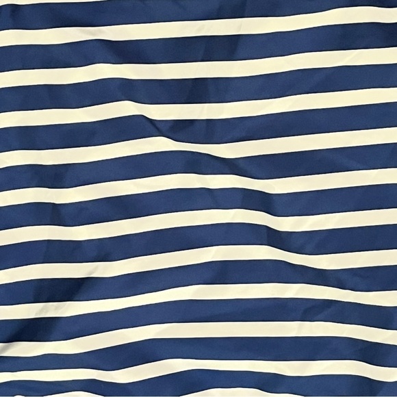 Baby Gap Windbuster Jacket Striped Blue and White size 3T lined - Picture 8 of 9